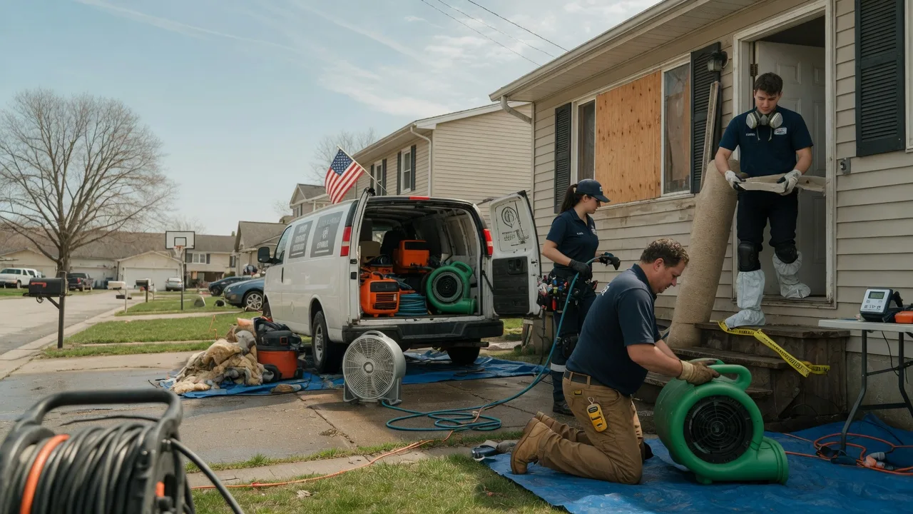 Water Damage Restoration in Forrest, IL near me